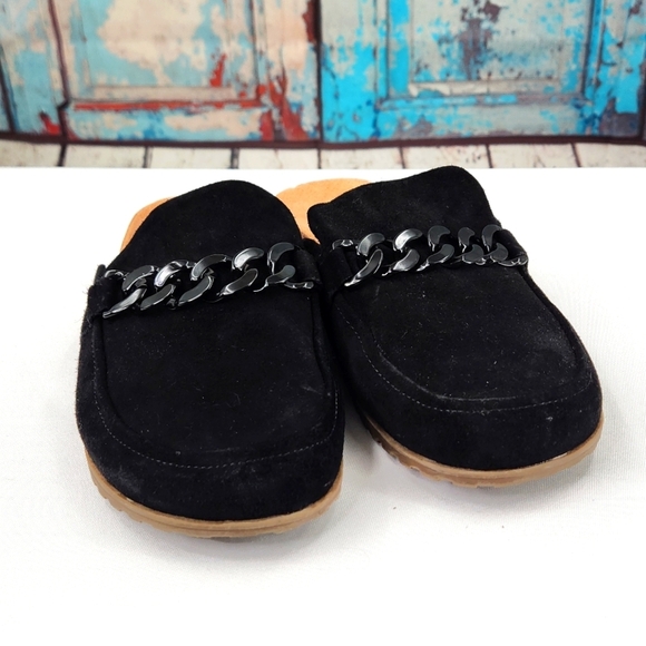 Vionic Georgie Black Suede Mule - Picture 1 of 6